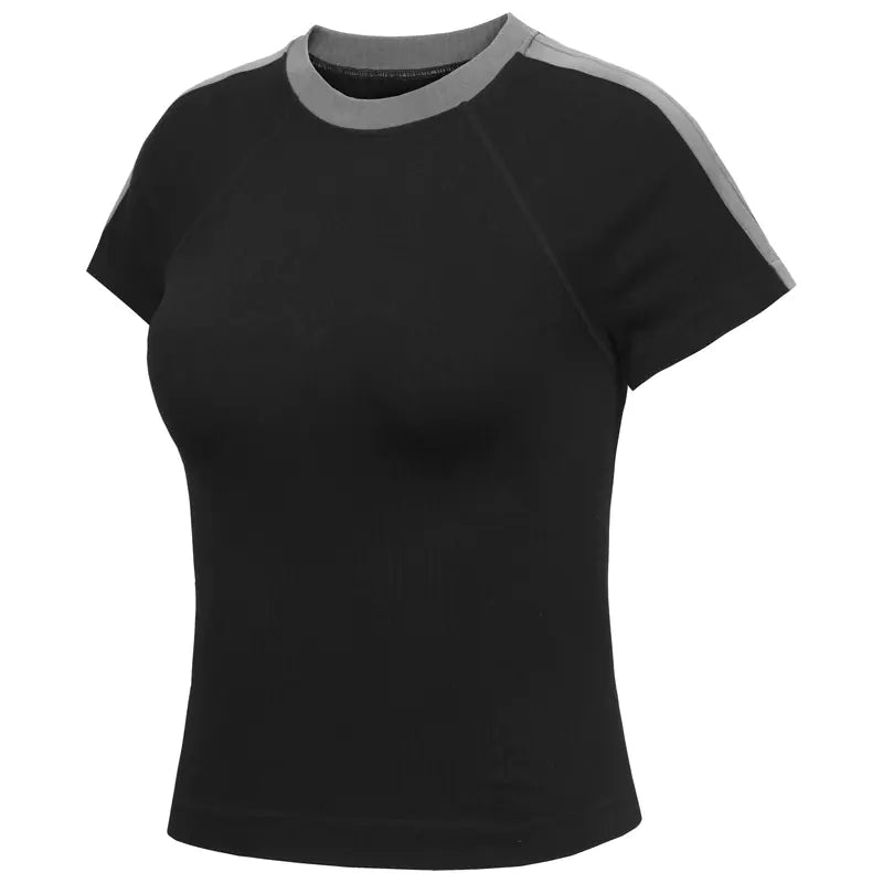 Women's Cropped Running Quick-Dry Sport Top